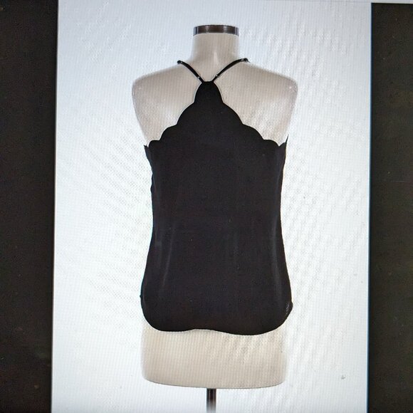 NWOT J.Crew Cami Halter Scallop top - Picture 2 of 6